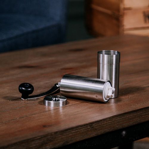 Hawthorne Coffee New Zealand Japanese ceramic burr hand grinder espresso, plunger or filter. Adjustable grind.